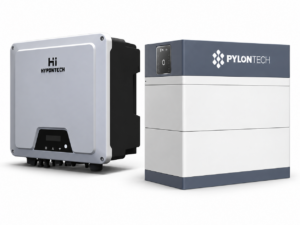 Komplekts Hibrīdais invertors Hypontech HHT-8000, akumulators 10,24 kWh Pylontech Force H3